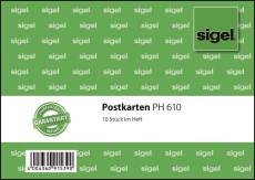 Postkarten-Heft, A6 , 10 Blatt