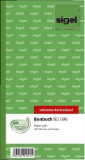 Bonbuch - o. Kellner-Nr., 360 Abrisse, SD, gelb, 105x200 mm, 2 x 60 Blatt