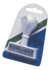 Stempel Text Duplikat - Abdruck 45 mm