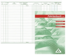 Fahrtenbuch für Pkw - 64 Seiten, A5