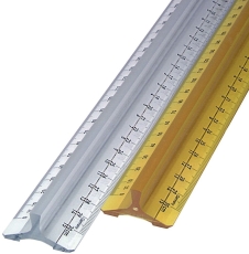 Lineal Plastik mit Griff - 30 cm