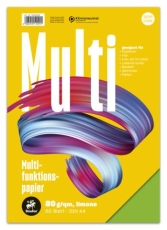 Multifunktionspapier 7X PLUS - A4, 80 g/qm, limone, 50 Blatt