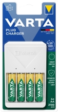 Ladegerät Plug Charger - inkl. 4 Mignon (AA) 2.100 mAh