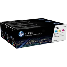 HP Lasertoner Nr.128A c,m,y