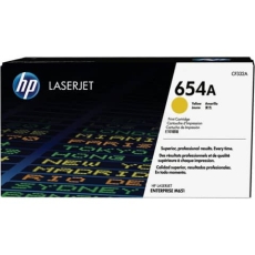 HP Lasertoner yellow Nr. 654A