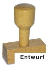 Vorgangsstempel - Entwurf