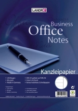 Kanzleipapier Office A3/A4, 80 g/m², liniert mit weißem Rand, 250 Blatt