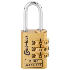 Zahlen-Vorhangschloss Combi Lock 80 - drei Zahlenrollen, Bügelhöhe 21,2 mm