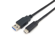 USB 3.2 Gen 1x1 Type-A to C, M/M , 2.0m, Black