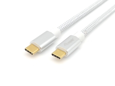 USB 3.2 Gen 2x1 Type-C to C, M/M, 0.5m, 5A, White