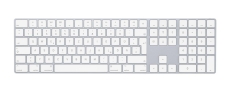 Magic Keyboard - QWERTZ, silber/weiß