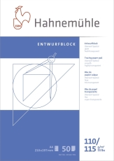 Transparentblock - A4, 110/115 g/qm, 50 Blatt