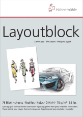 Layoutblock - A4, 75 g/qm, 75 Blatt