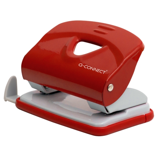 Locher, 20 Blatt, rot/grau