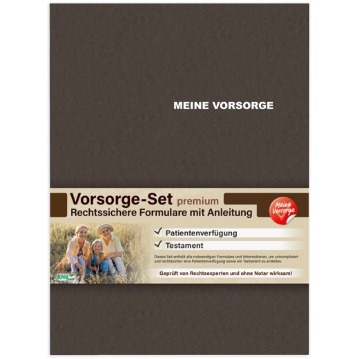 Vorsorge-Set - Patientenverfügung +Testament
