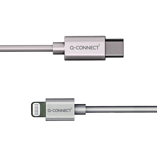 Ladekabel Lightning auf USB-C 2.0 1,0m weiß