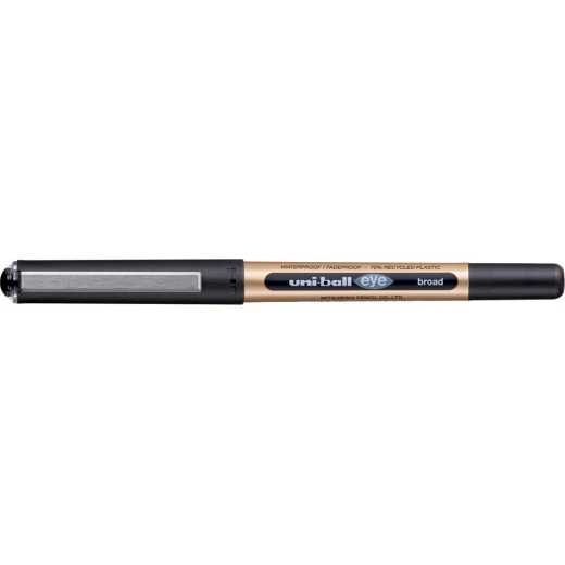 Tintenroller UB-150-10E eye broad - 0,65 mm, schwarz (dokumentenecht)