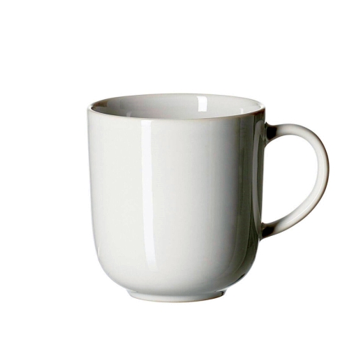 Kaffeebecher Volos, 400 ml, Steinzeug, weiß, 6 Stück