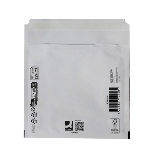 Luftpolstertasche CD/DVD weiß