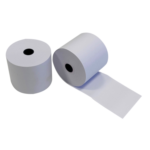 Thermorolle, 57-45-12 mm, 25 m, 55g/m², 5 Stück, weiß