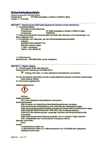 Q-Connect Tintenpatrone schwarz (KF14255)