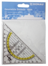 Geometrie-Dreieck mit Griff - 16 cm