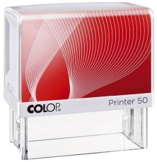 Printer 50 mit Logo - für max. 7 Zeilen mit Logo, 30 x 69 mm