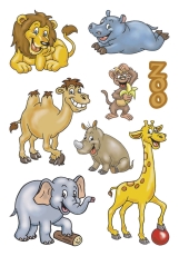 3334 Sticker DECOR Zootiere