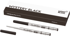 Kugelschreibermine - M, 2 Minen, mystery black