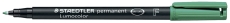 Feinschreiber Universalstift Lumocolor® - permanent, F, grün