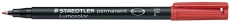 Feinschreiber Universalstift Lumocolor® - permanent, F, rot