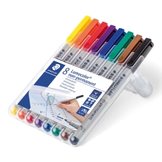 Feinschreiber Universalstift Lumocolor® - non-permanent, F, 8 Farben