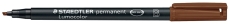 Feinschreiber Universalstift Lumocolor® - permanent, B, braun