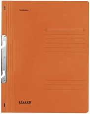 Einhakhefter A4 1/1 Vorderdeckel kfm. Heftung, orange, Manilakarton, 250 g/qm
