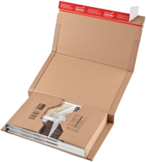 Klassische Versandverpackung zum Wickeln 380x290x80 mm (B4), braun