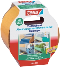 Verlegeband / Klebeband doppelseitig 5 m x 50 mm, extra stark