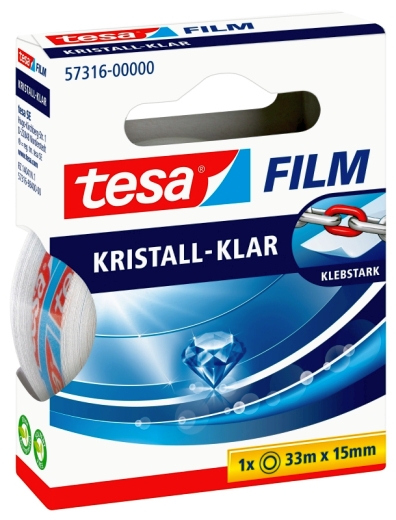 Klebefilm kristall-klar - 15 mm x 33 m