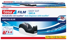 Tischabroller Easy Cut® Orca - für Rollen bis 33m : 19mm, schwarz/weiß