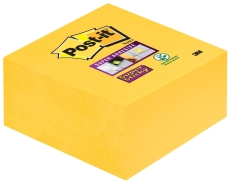 Haftnotiz Super Sticky Würfel - 76 x 76 mm, 350 Blatt, narzissengelb