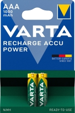 Rechargeable Accu Power - Micro/AAA, 1,2 V, 1000 mAh, 2er-Bister