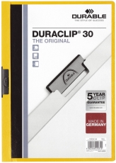 Klemm-Mappe DURACLIP® 30 - A4, gelb