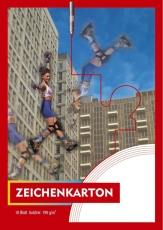 Zeichenkarton - Block mit 10 Blatt, 190g/qm, A4