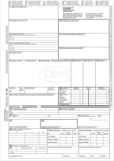 Internationaler Frachtbrief (CMR), 4 Einzelblatt, DIN A4 im Wechsel