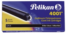 Tintenpatrone 4001® GTP/5 - brillant-schwarz, 5 Patronen