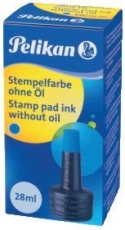 Stempelfarbe 4K - ohne Öl, 28 ml, blau