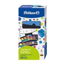 Farbkasten ProColor® - 24 Farben, schwarz/blau