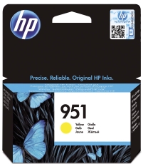 HP Inkjetpatrone Nr. 951 yellow