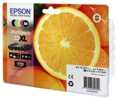 EPSON Inkjetpatrone Nr. 33XL sw,c,m,y