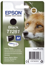 Epson Tintenpatrone schwarz (C13T12814012,T1281,T12814012)