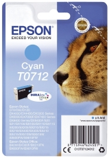 Epson Tintenpatrone cyan (C13T07124012,T0712,T07124012)